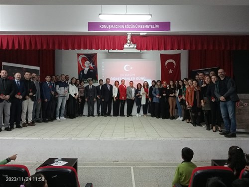 24 KASIM ÖĞRETMENLER GÜNÜ; İLÇEMİZDE DÜZENLENEN ÇEŞİTLİ ETKİNLİKLERLE KUTLANDI.