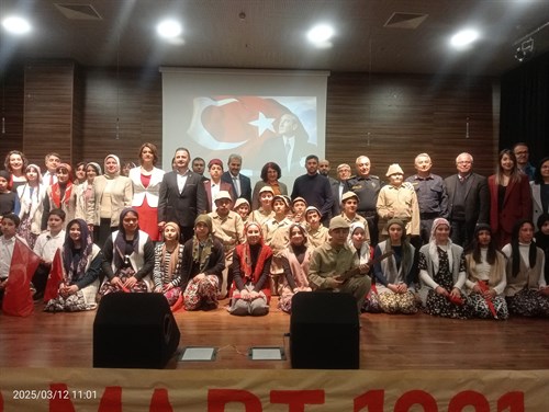 İLÇEMİZDE 12 MART İSTİKLAL MARŞI'NIN KABULÜ VE MEHMET AKİF ERSOY'U ANMA GÜNÜ PROGRAMI DÜZENLENDİ.