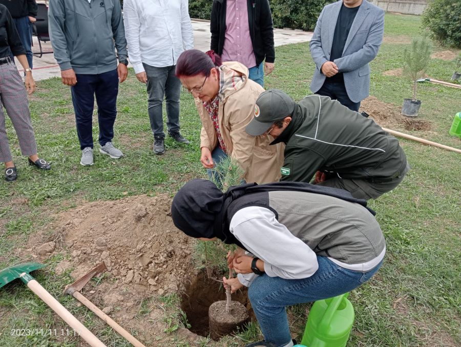 KAYMAKAMIMIZ SAYIN CANAN HANÇER BAŞTÜRK; 11 KASIM MİLLİ AĞAÇLANDIRMA GÜNÜ KAPSAMINDA İLÇEMİZDE DÜZENLENEN ETKİNLİĞE KATILDI.