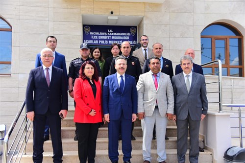 SAYIN VALİMİZ HÜSEYİN AKSOY; İLÇEMİZDEKİ YATIRIMLARI YERİNDE İNCELEYEREK BİLGİ ALDI.